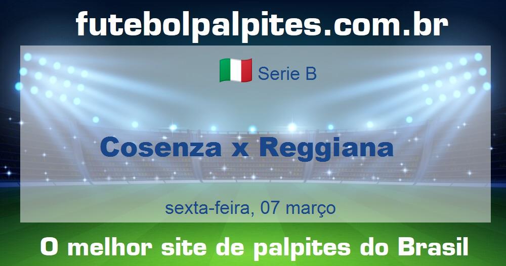 Cosenza x Reggiana Cosenza x Reggiana