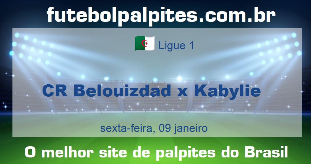 CR Belouizdad x Kabylie