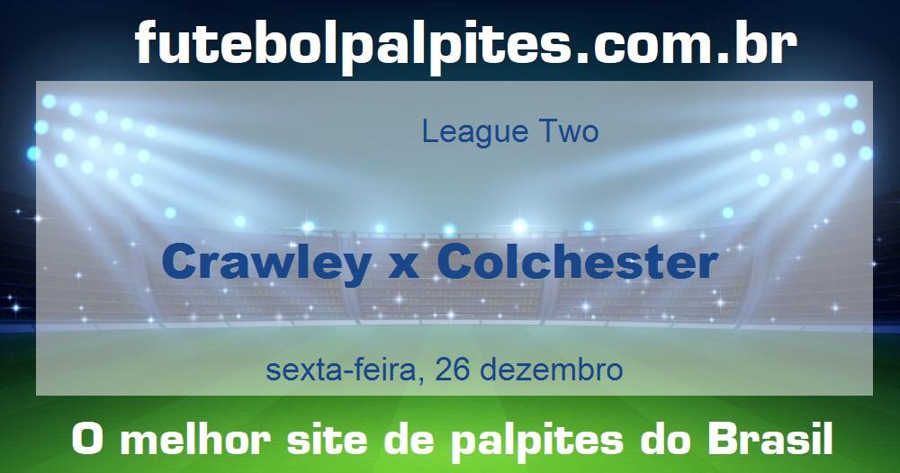 Crawley x Colchester