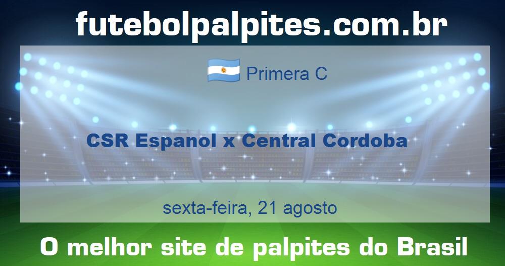 CSR Espanol x Central Cordoba CSR Espanol x Central Cordoba