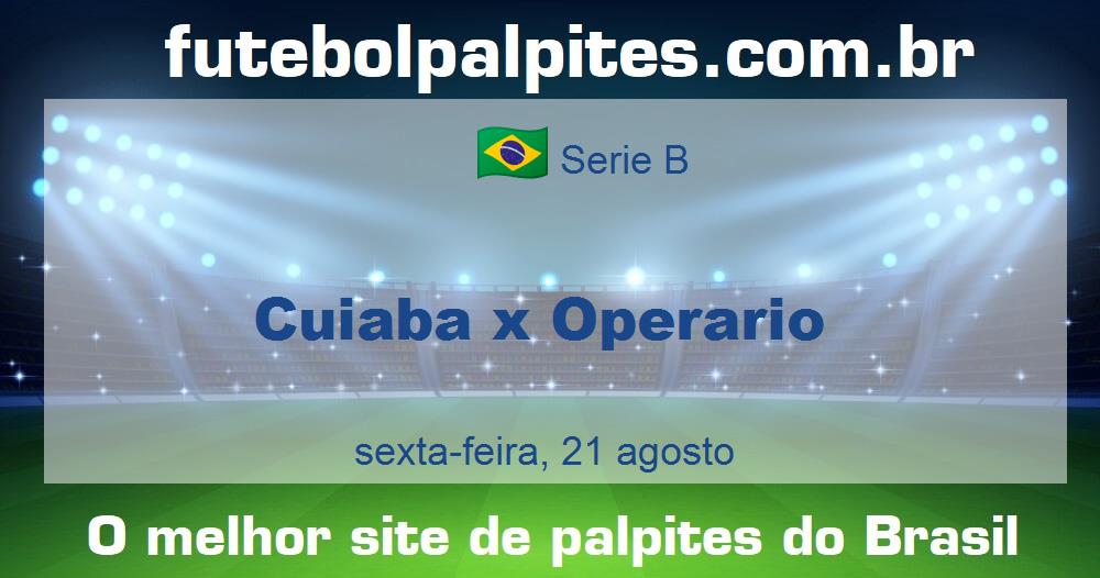 Cuiaba x Operario