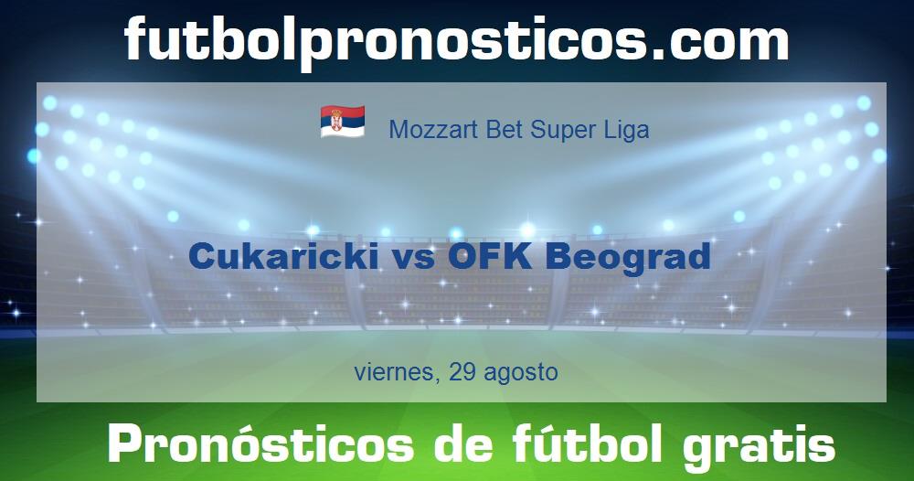 Cukaricki vs OFK Beograd Cukaricki vs OFK Beograd