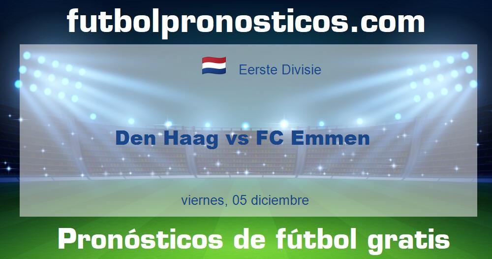 Den Haag vs FC Emmen Den Haag vs FC Emmen