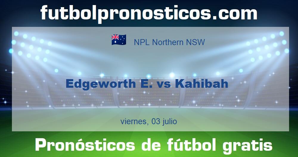 Edgeworth E. vs Kahibah