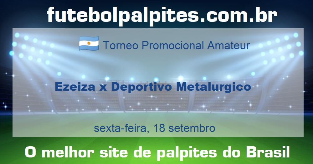Ezeiza x Deportivo Metalurgico