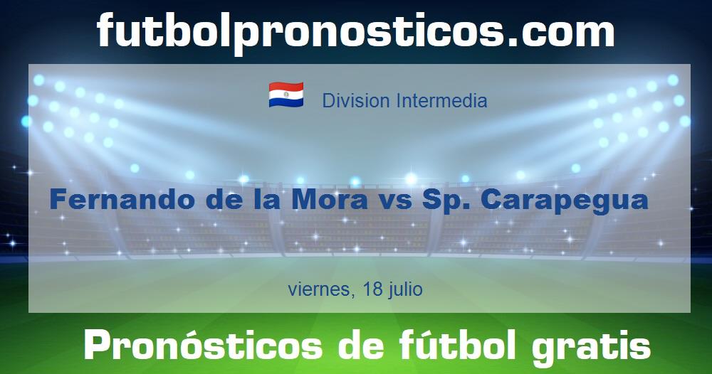 Fernando de la Mora vs Sp. Carapegua Fernando de la Mora vs Sp. Carapegua