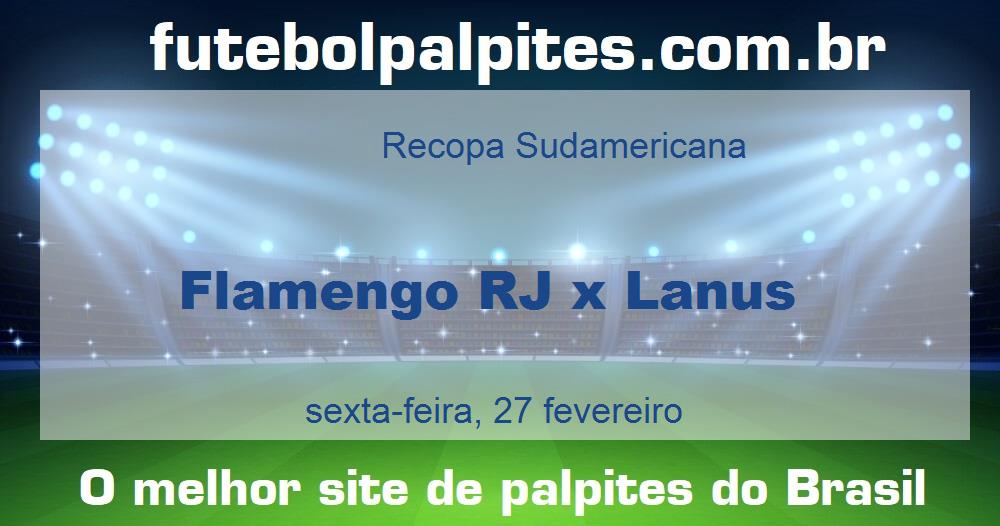 Flamengo RJ x Lanus