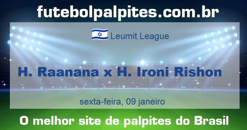 H. Raanana x H. Ironi Rishon H. Raanana x H. Ironi Rishon