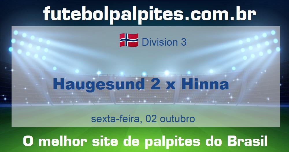 Haugesund 2 x Hinna Haugesund 2 x Hinna