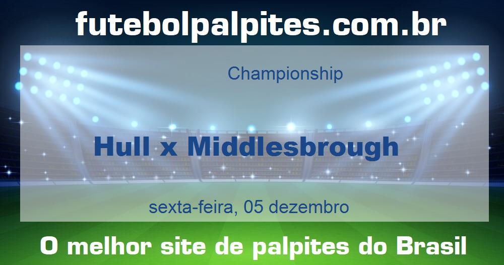 Hull x Middlesbrough Hull x Middlesbrough