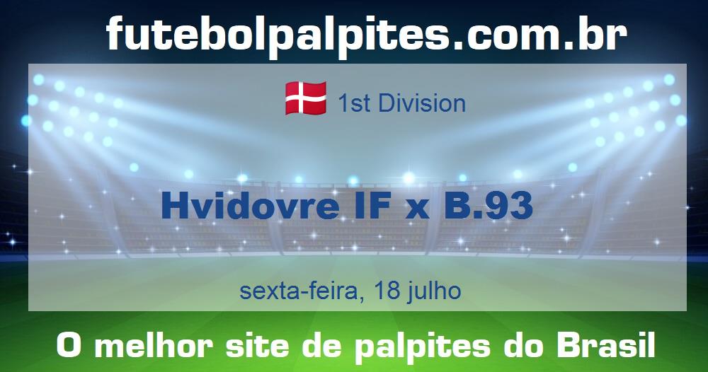 Hvidovre IF x B.93 Hvidovre IF x B.93
