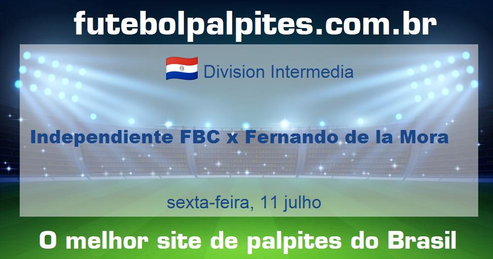 Independiente FBC x Fernando de la Mora Independiente FBC x Fernando de la Mora