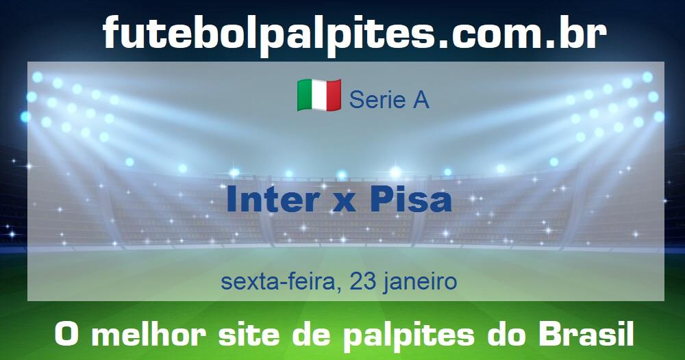 Inter x Pisa