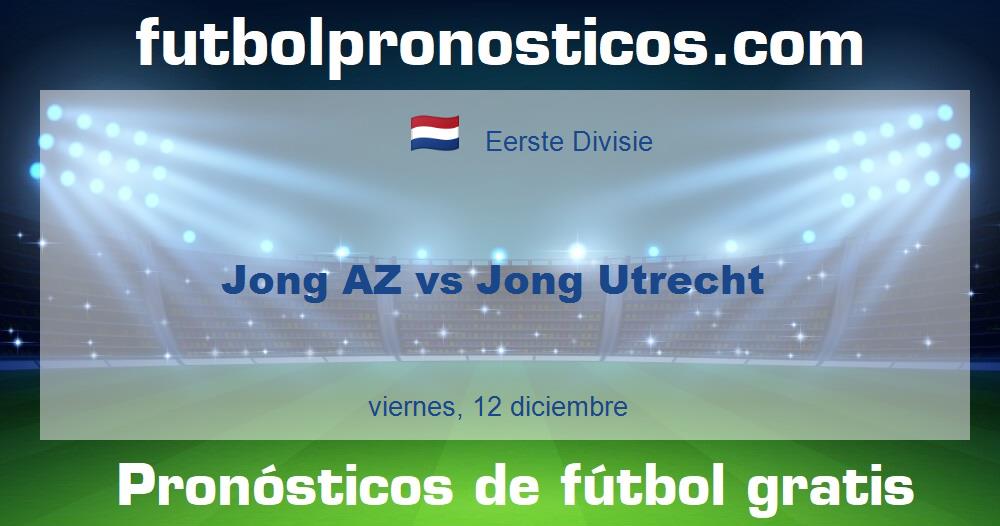 Jong AZ vs Jong Utrecht Jong AZ vs Jong Utrecht