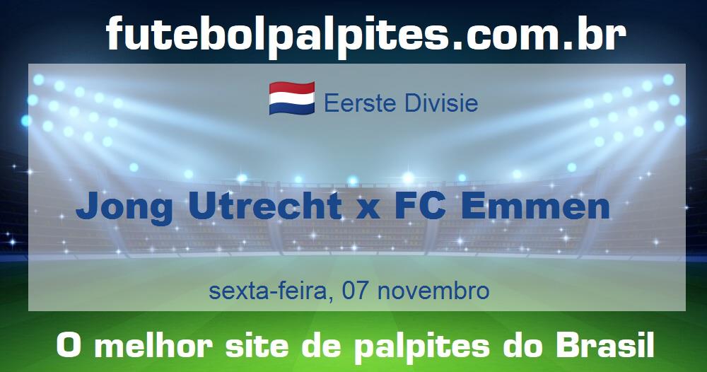 Jong Utrecht x FC Emmen Jong Utrecht x FC Emmen