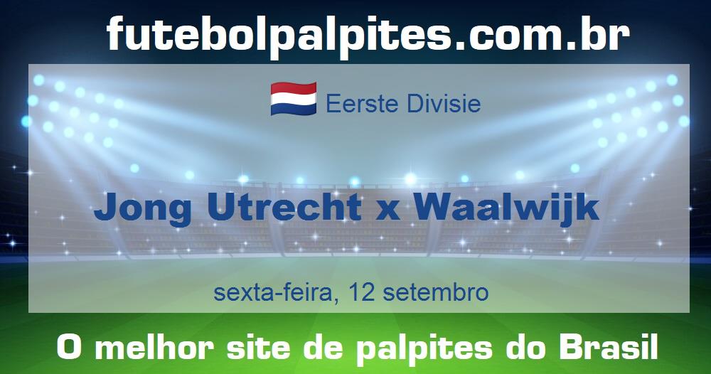 Jong Utrecht x Waalwijk Jong Utrecht x Waalwijk