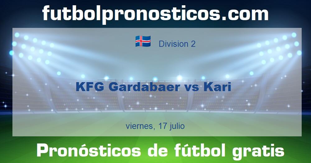 KFG Gardabaer vs Kari KFG Gardabaer vs Kari