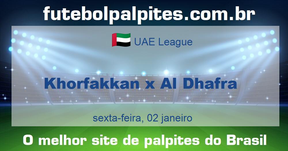 Khorfakkan x Al Dhafra
