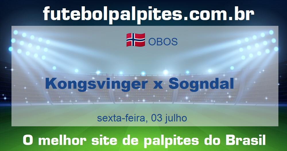 Kongsvinger x Sogndal