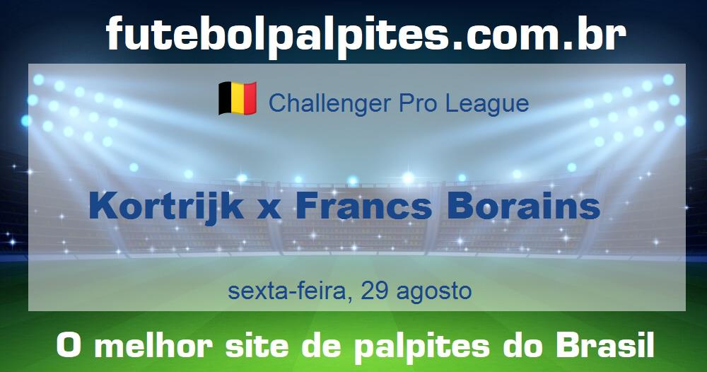 Kortrijk x Francs Borains Kortrijk x Francs Borains