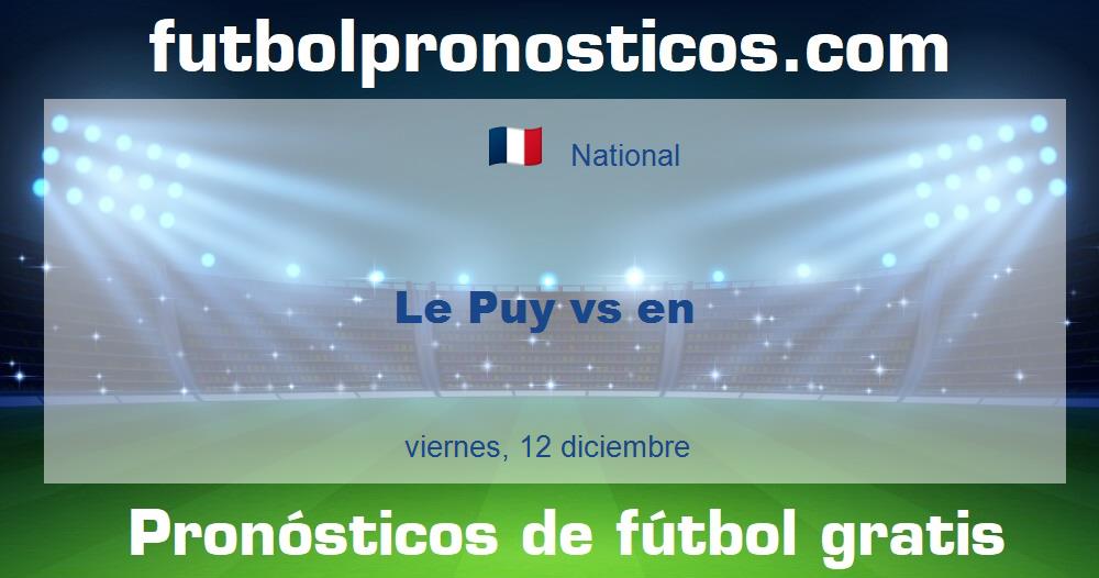 Le Puy vs en