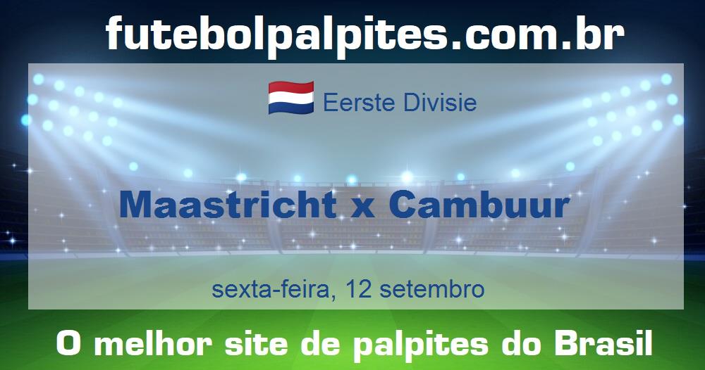 Maastricht x Cambuur Maastricht x Cambuur