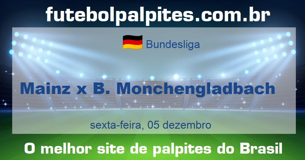 Mainz x B. Monchengladbach