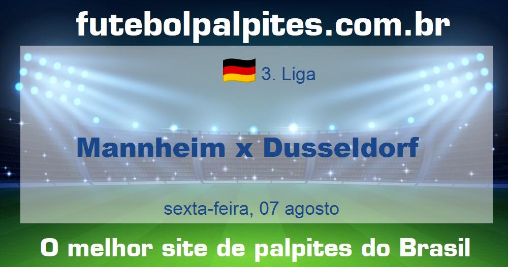 Mannheim x Dusseldorf