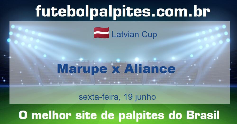Marupe x Aliance Marupe x Aliance