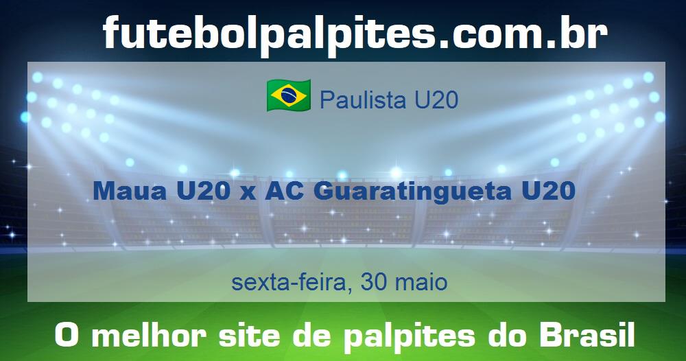 Maua U20 x AC Guaratingueta U20 Maua U20 x AC Guaratingueta U20