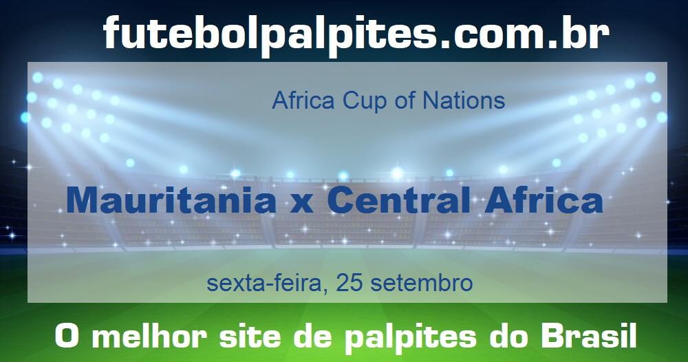 Mauritania x Central Africa Mauritania x Central Africa