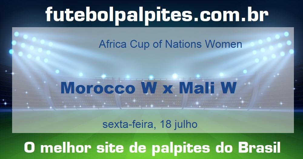 Morocco W x Mali W
