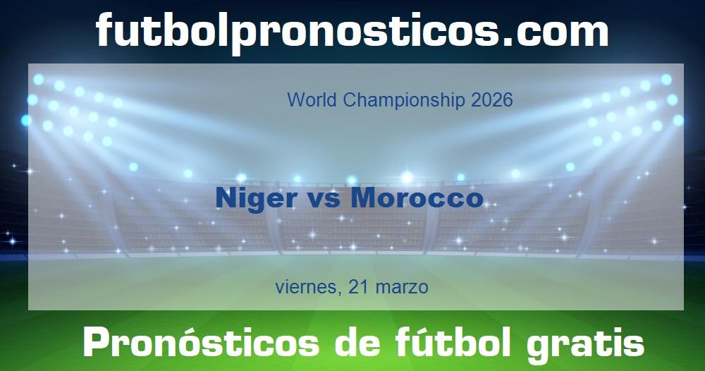 Niger vs Morocco