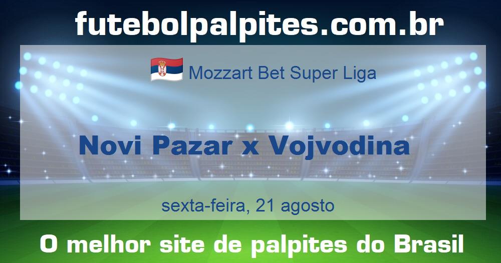Novi Pazar x Vojvodina Novi Pazar x Vojvodina