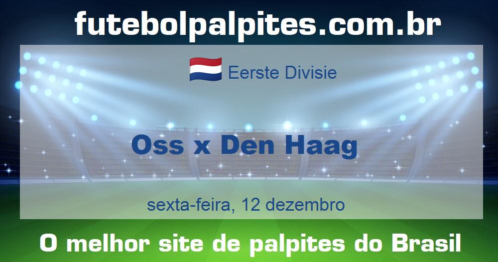 Oss x Den Haag Oss x Den Haag