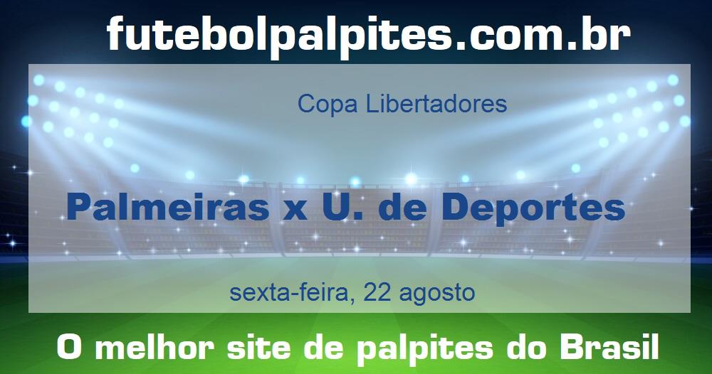 Palmeiras x U. de Deportes