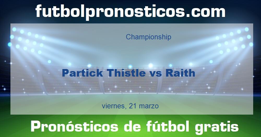 Partick Thistle vs Raith