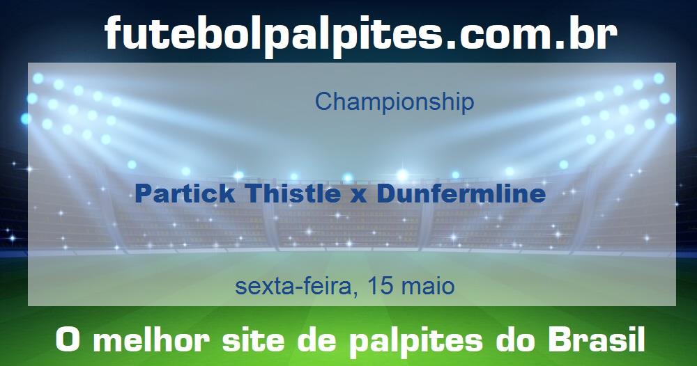 Partick Thistle x Dunfermline