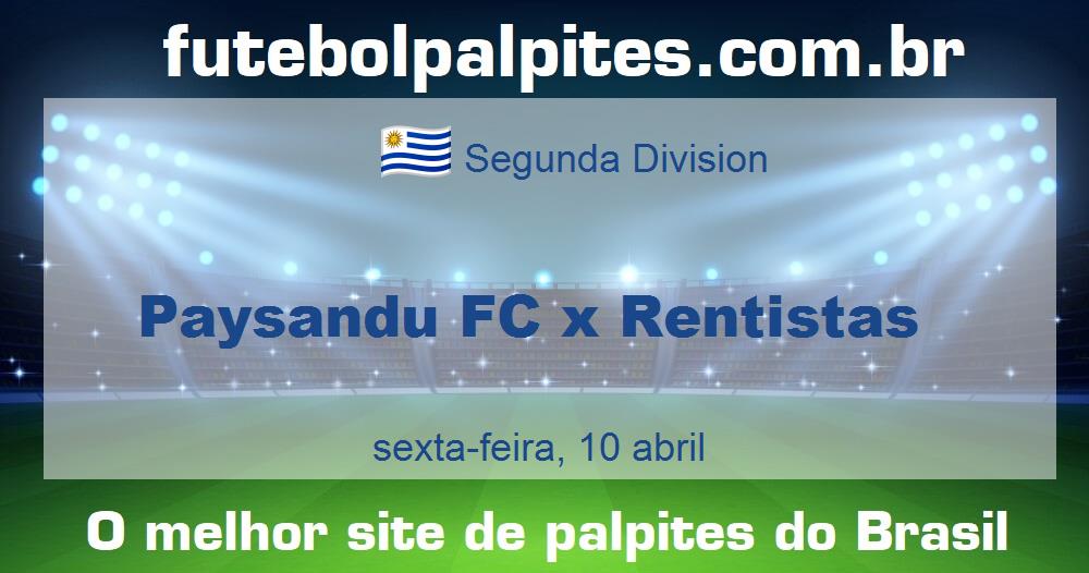 Paysandu FC x Rentistas
