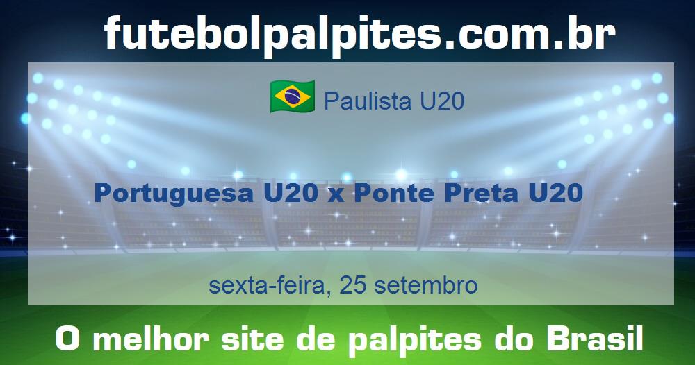 Portuguesa U20 x Ponte Preta U20