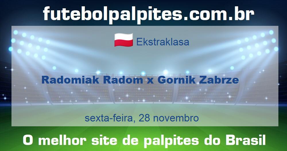 Radomiak Radom x Gornik Zabrze