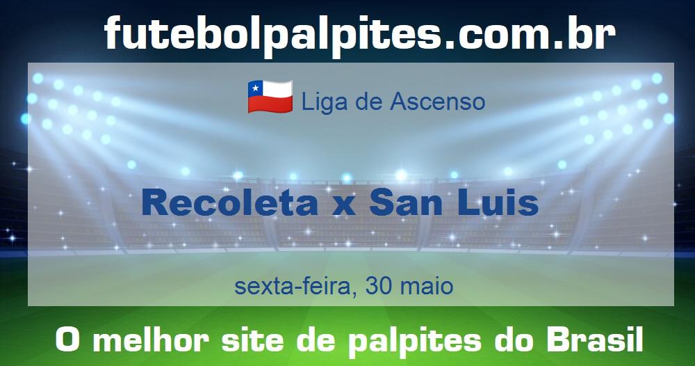 Recoleta x San Luis Recoleta x San Luis