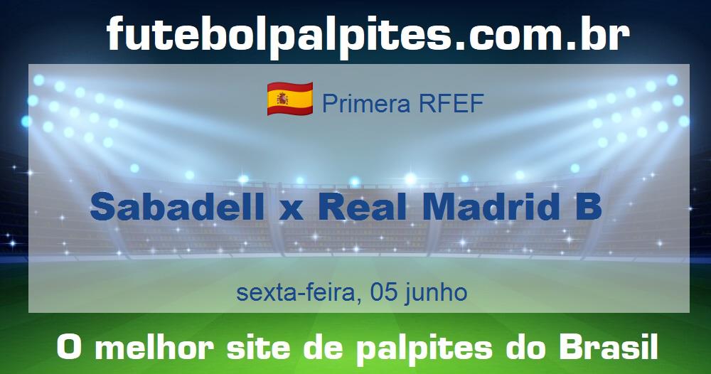 Sabadell x Real Madrid B