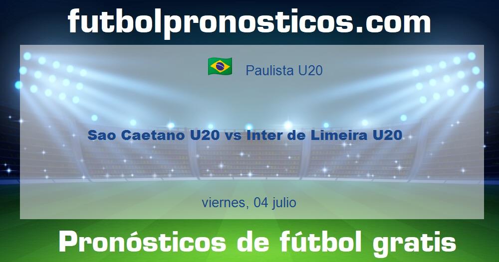 Sao Caetano U20 vs Inter de Limeira U20