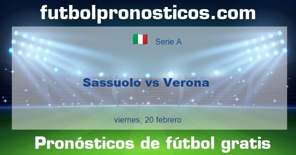 Sassuolo vs Verona Sassuolo vs Verona