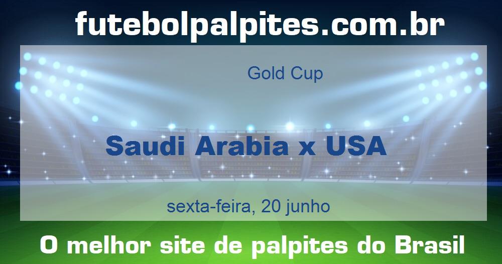 Saudi Arabia x USA Saudi Arabia x USA