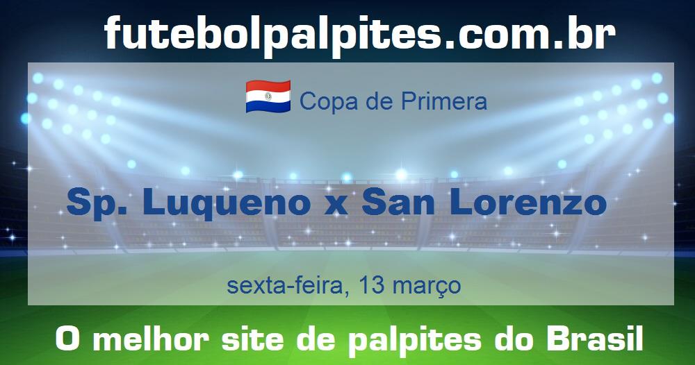 Sp. Luqueno x San Lorenzo