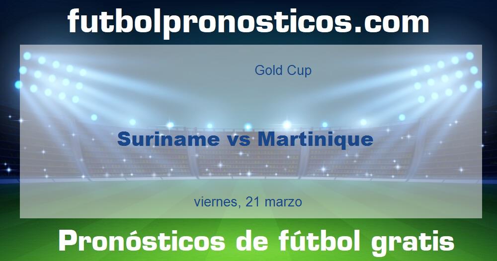 Suriname vs Martinique