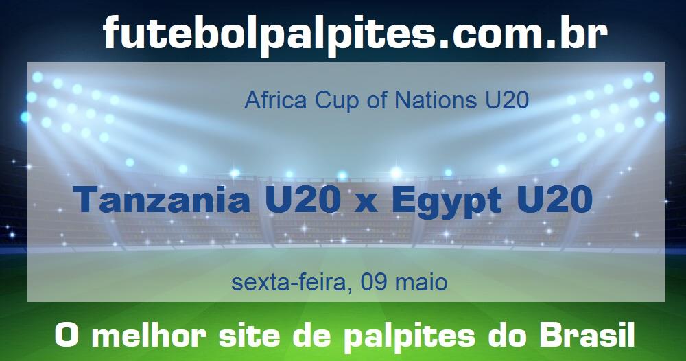 Tanzania U20 x Egypt U20 Tanzania U20 x Egypt U20