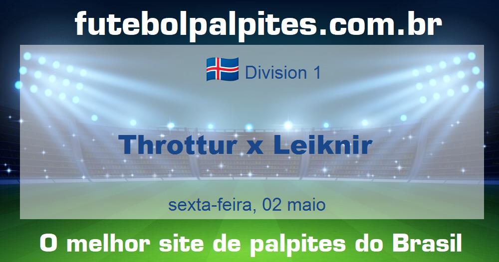 Throttur x Leiknir Throttur x Leiknir